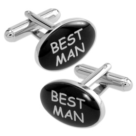 Wedding And Accessories - Best Man By Necktie Accessories Silver Silver Plated Cufflinks