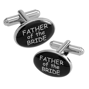 Wedding And Accessories - Father Of The Bride By Necktie Accessories Silver Silver Plated Cufflinks