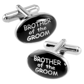 Cheap Wedding Accessories - Brother Of The Groom By Necktie Accessories Silver Silver Plated Cufflinks