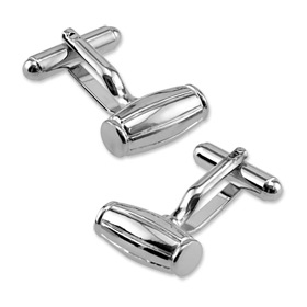 Curvature by Principessa silver silver plated cufflinks
