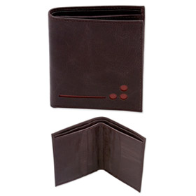 Valedino Bifold Wallet by Enrico Pardini - Brown Leather Valedino Bifold Wallet by Enrico Pardini - Brown Leather