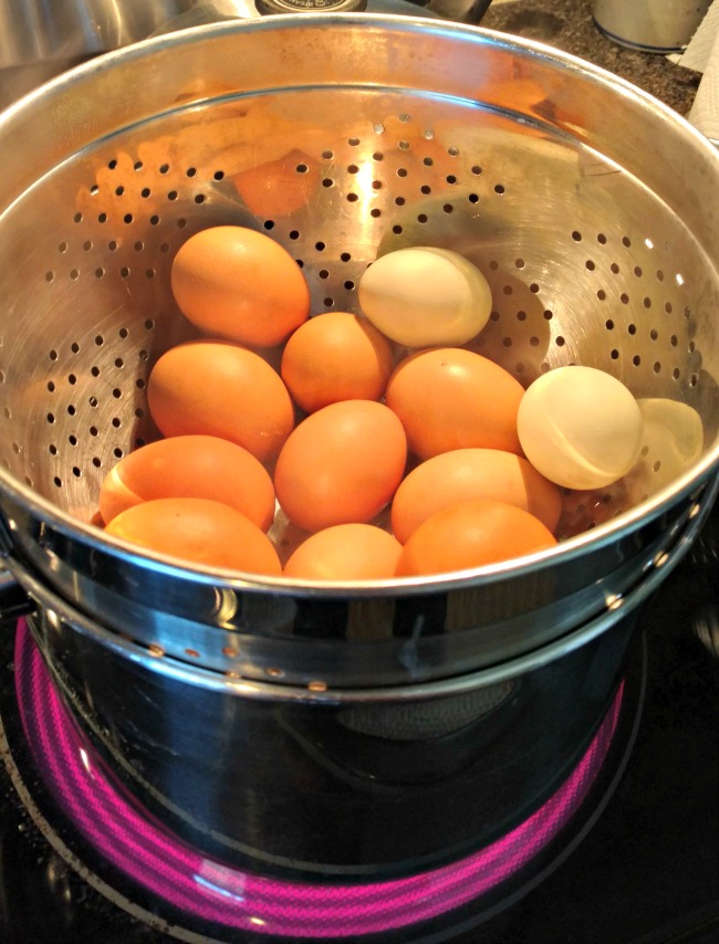 How to Steam Farm Fresh Eggs for Easy Peeling Walking in High Cotton