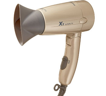 X5 Superlite 1600W Dual Voltage Ceramic-Ionic Travel Dryer