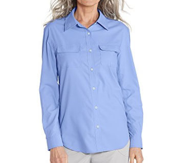 coolibar womens travel shirt