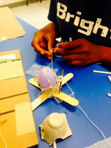 Engineering challenges give groups the opportunity to think like a Wallops engineer. (Photo Credit: NASA Wallops Visitor Center)