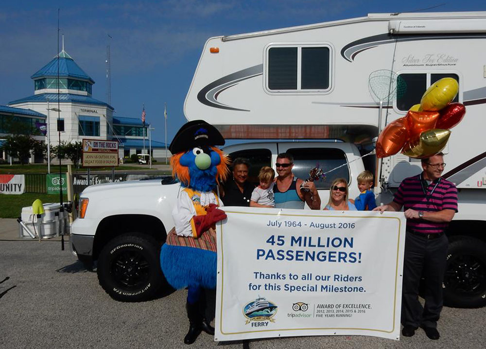 Cape May-Lewes Ferry Celebrates Passenger Milestone Cape May-Lewes Ferry Celebrates Passenger Milestone