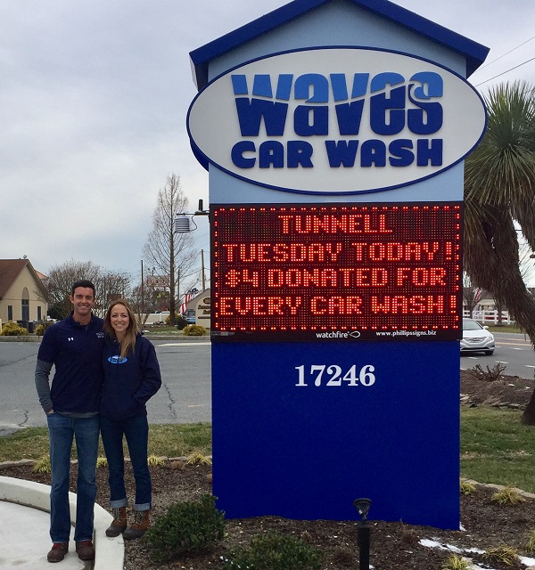 Waves Car Wash Holding Fundraiser for Tunnell Cancer Center Waves Car Wash Holding Fundraiser for Tunnell Cancer Center