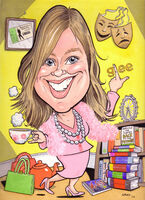 18th birthday caricature
