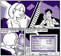 Corporate comic strip page 1