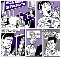 Corporate comic strip page 2