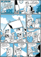 Corporate comic strip page 1