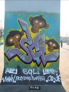 SGL, vert wall piece  - by ernie and demo -