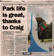 Local paper big-up