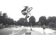 2003 first ever st georges jam and this is me 10mins after my stolen bmx was returned courtesy of northern bmxers bumpin into crack head thiefs on route to jam - KARMA