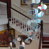 cascade mobile, Falmouth Art Gallery 