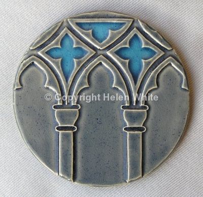 Venetian Arches Coaster - Turquoise