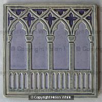 Venetian Arches Tile - Lavender