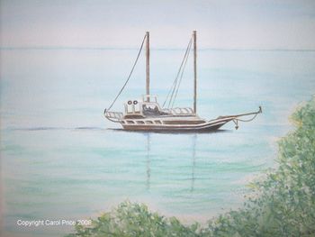 Boat in Valtos,Parga