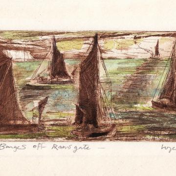 Thames Barges Off Ramsgate