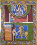Romanesque Icon of St Martin and the Beggar