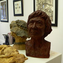 View of First Year Celebration Exhibition at the Drill Hall Horsham - photographed by Una Hargrave