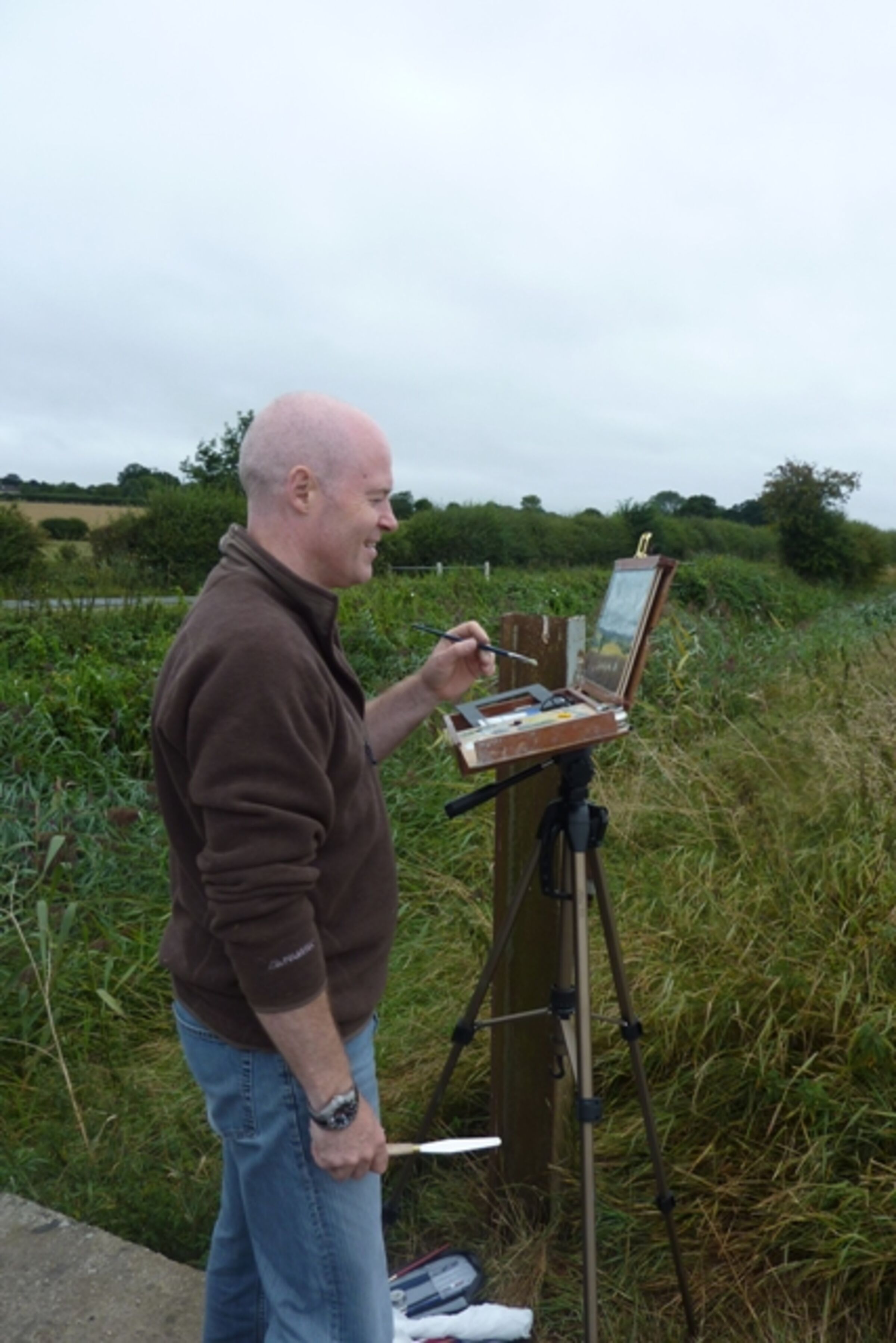 Tony Dakin, on the Rother levels
