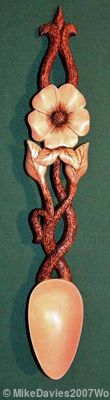 Rose with entwined stem. £135.00