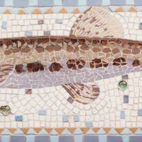 Fish panel detail from The Roundabout