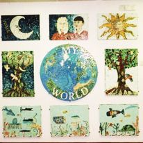 Pells School Mosaic, Made by all the children.