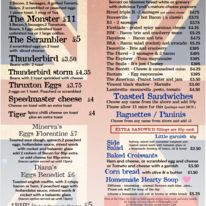 Cafe Menu