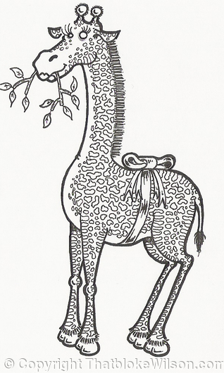 Giraffe - Ladys T-shirt