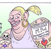 Academic rocker (Times Higher)