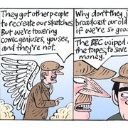 Pete and Dud (The Luvvies, the Independent)