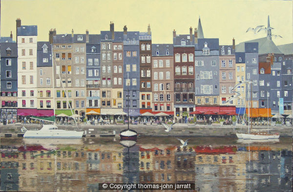 The harbour at Honfleur, France.