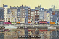 The harbour at Honfleur, France.