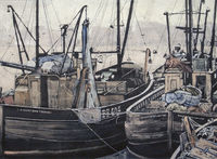Trawlers on the Tyne; 1959