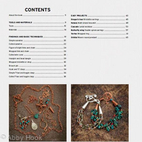 Wire Jewelry Masterclass - Contents page 1