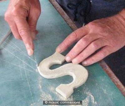 130 Fleet Street: Carving the lettering