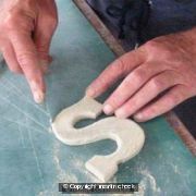 130 Fleet Street: Carving the lettering