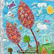 Morehall Primary School Mosaic (Detail)
