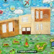Morehall Primary School Mosaic (Detail)