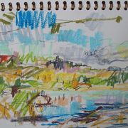 Drawing, The fiddlers house Shawbost