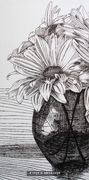 Vase of Flowers Outline
