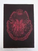 Abstract Orchid 1 - Etching - Terracotta