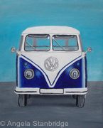 VW Camper Van - Blue