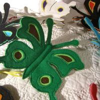 Green butterfly