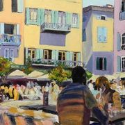 Valbonne Square from Auberge Provencal