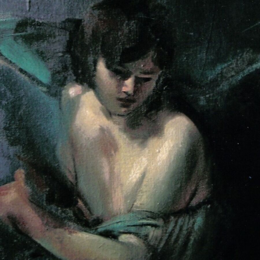 angel ,  oil painting classic master