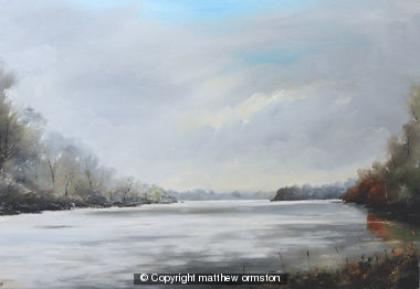 Frozen Lake Coombe Abbey