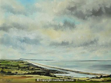 Chesil Beach from Abbotsbury Hill